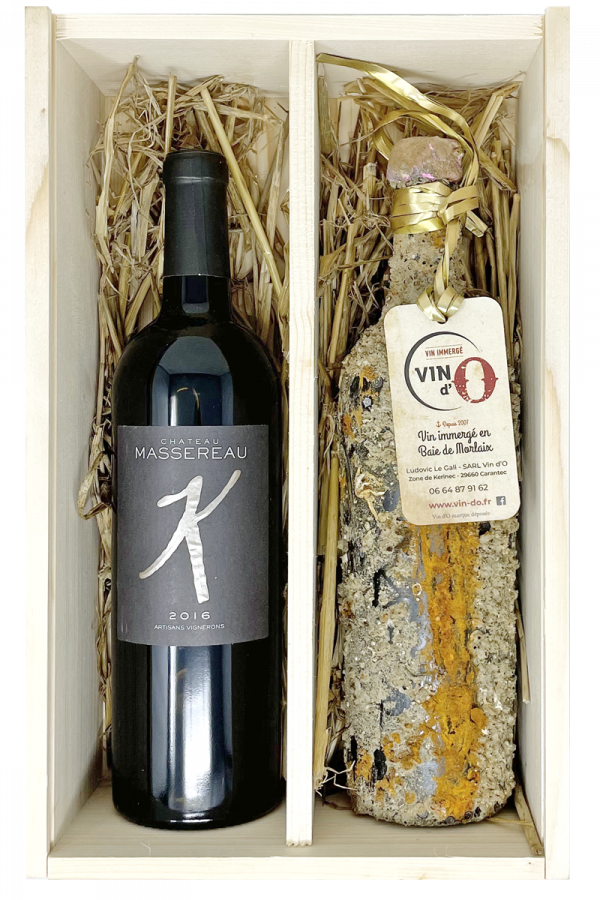 Coffret effet mer, massereau, cuvée K 2016