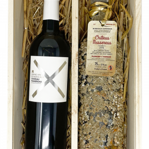 Coffret effet mer, Bordeaux, château massereau, cuvée X