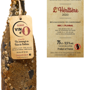 Vin do, vin immergé, Cheverny, L'Héritière 2020